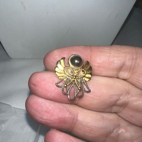 Vintage Multi Metal Wire Angel Earrings - Picture 4 of 4